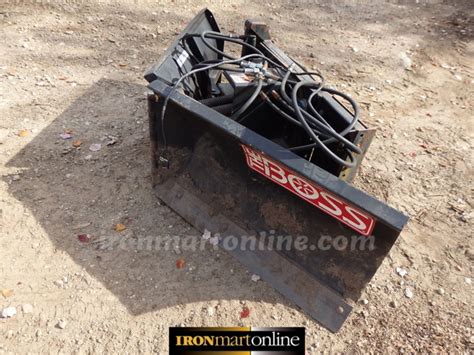 boss model 90 skid steer plow|used boss plow for sale.